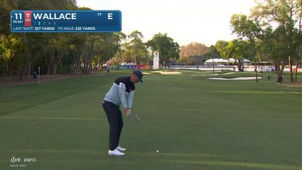 Matt Wallace hits 233-yard approach to 5 feet, sets up birdie on No. 11 at Valspar