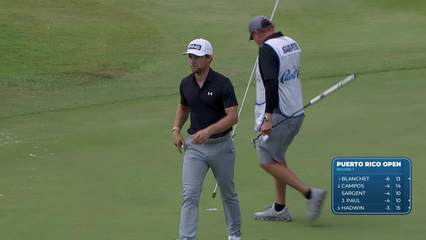 Rasmus Neergaard-Petersen makes birdie on No. 14 at Puerto Rico