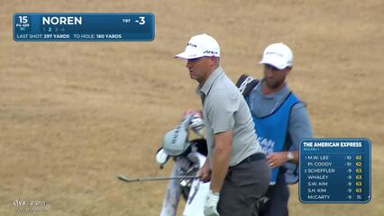 Alex Noren hits 159-yard approach to 7 feet, sets up birdie on No. 15 at The American Express