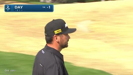 Jason Day hits 122-yard approach to 6 feet, sets up birdie on No. 2 at The American Express