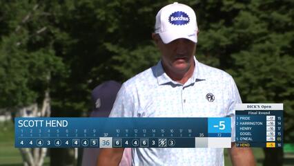 Scott Hend makes birdie on No. 16 at DICK'S Open