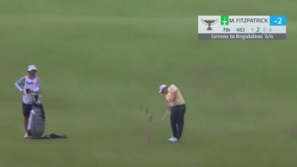Matt Fitzpatrick's 156-yard approach sets up birdie on No. 7 at FedEx St. Jude