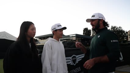 Max Homa meets with SCPGA Jr. Tour Max Homa Invitational winner  