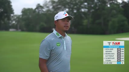 Si Woo Kim's 165-yard approach sets up birdie on No. 7 at TOUR Championship