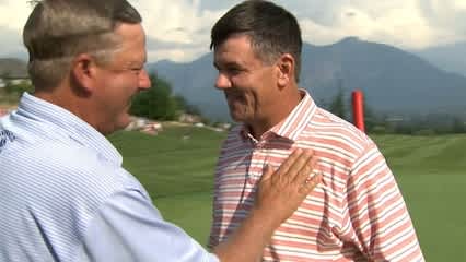 Scott Dunlap soars into the winners circle at Boeing Classic