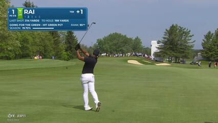 Aaron Rai makes birdie on No. 1 at RBC Canadian