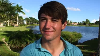 Ollie Schniederjans interview after Round 2 of Web.com Tour Q-School