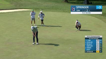 Hayden Springer makes birdie on No. 12 at ISCO Championship