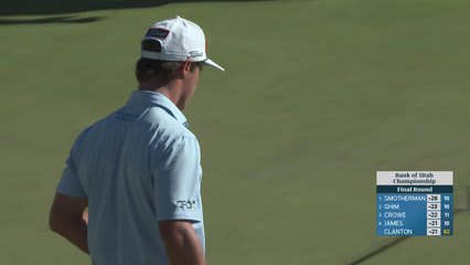 David Ford sinks 9-foot putt for birdie on No. 13 at Bank of Utah