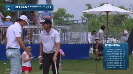 Reitan/Ventura makes birdie on No. 14 at Zurich Classic