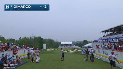 Cristian DiMarco makes birdie on No. 14 at RBC Canadian