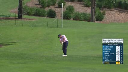 Matt Gogel makes eagle putt on No. 16 at James Hardie Pro Football Hall of Fame Invitational