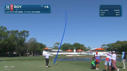 Kevin Roy hits 138-yard approach to 8 feet, sets up birdie on No. 12 at Valspar