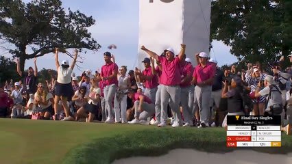 Jacob Bridgeman makes closing par to win Presidents Cup