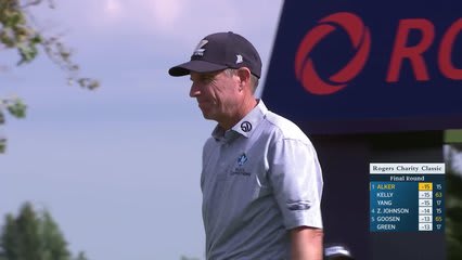 Steven Alker makes birdie on No. 16 at Rogers Charity Classic