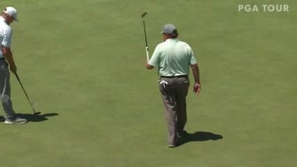 Tim Herron's left-to-right birdie putt at Principal