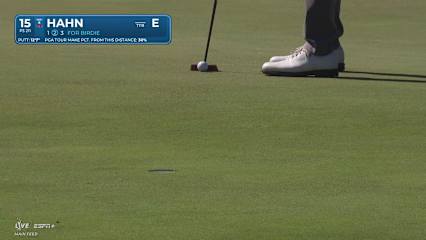 James Hahn makes birdie on No. 15 at THE CJ CUP