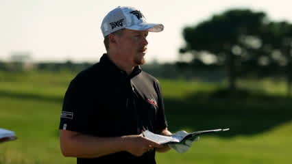 Shad Tuten mic’d up during opening round of NV5 Invitational 