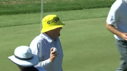 Jarrod Lyle’s brilliant second shot yields birdie at Valero