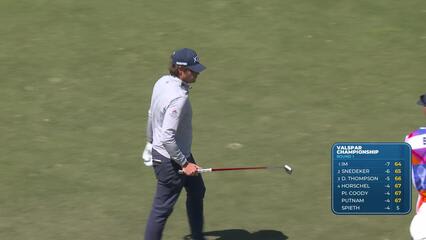 Adam Schenk makes 13-foot birdie putt on No. 14 at Valspar