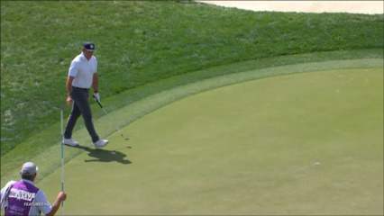 Scott Stallings chips in from greenside fringe at Valspar