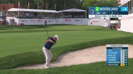 Gary Woodland caps first round off with birdie