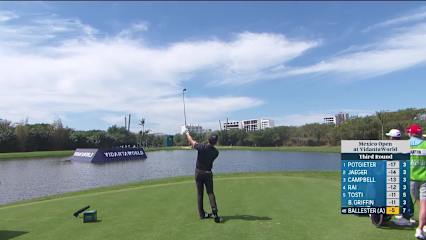 Jose Luis Ballester Barrio's quality tee shot leads to birdie at Mexico Open