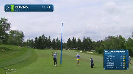 Sam Burns gets up-and-down from 126 yards for birdie on No. 3 at RBC Canadian