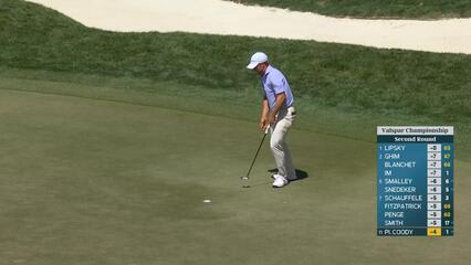 Pierceson Coody sinks 3-foot birdie putt on No. 11 at Valspar
