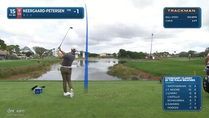 Rasmus Neergaard-Petersen holes out 25-foot birdie putt at Cognizant Classic