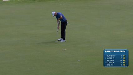 Aaron Wise makes birdie on No. 17 at Puerto Rico