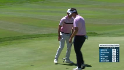Adrien Saddier pitches second to set up birdie at Barracuda