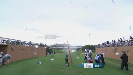 Kevin Yu makes birdie on No. 16 at Valero