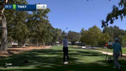 Kevin Tway sticks tee shot to set up birdie at Procore