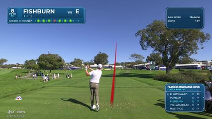 Patrick Fishburn hits 182-yard tee shot to 6 feet, makes birdie on No. 8 at Farmers