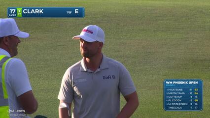 Wyndham Clark hits 39-yard approach to 3 feet, sets up birdie on No. 17 at WM Phoenix Open