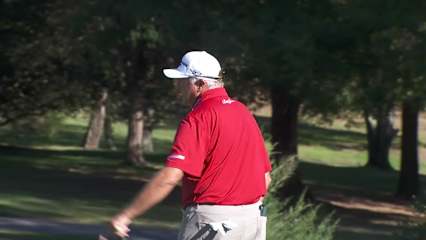 Ken Duke cards birdie at Dominion