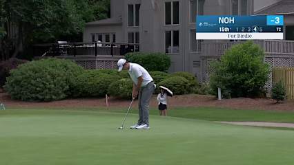 Seung-Yul Noh makes birdie on No. 15 at BMW Charity Pro-Am