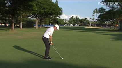 David Hearn uses nice approach to set up birdie at the Sony Open 