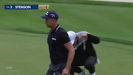 Henrik Stenson goes right at the flag to set up birdie at THE PLAYERS