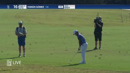 Fabian Gomez uses nice approach to set up birdie at Vivint Houston Open 