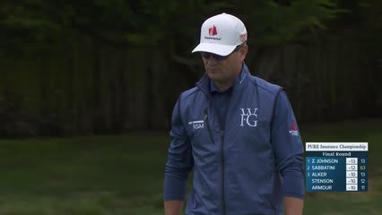 Zach Johnson makes birdie putt on No. 13 at PURE Insurance Championship