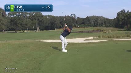 Steven Fisk makes birdie on No. 14 at The RSM Classic
