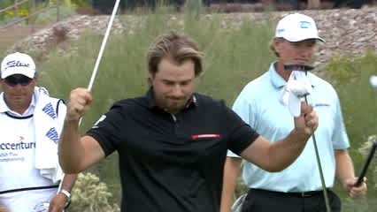 Victor Dubuisson advances to the championship match at Accenture