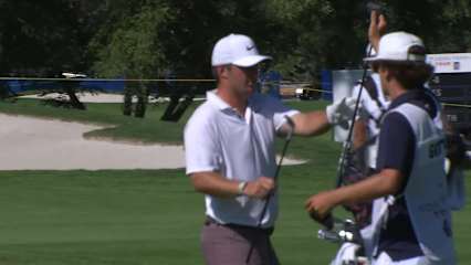 Chris Gotterup pitches close and birdies at Albertsons Boise Open