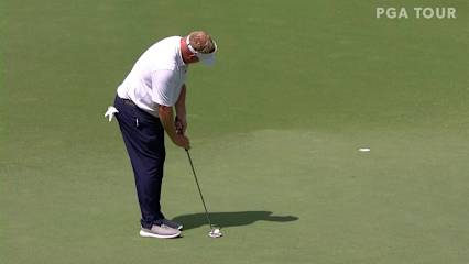 Carl Pettersson birdies No. 13 in Round 1 at Wyndham