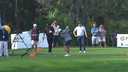 John Daly II’s quality tee shot leads to birdie at PNC Championship pro-am