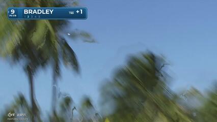 Keegan Bradley makes 8-foot putt for birdie on No. 9 at Sony Open