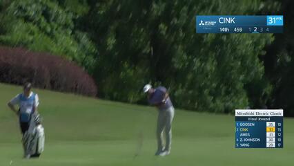 Stewart Cink makes birdie on No. 14 at Mitsubishi Electric Classic