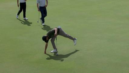 Chandler Blanchet makes birdie on No. 18 at Puerto Rico